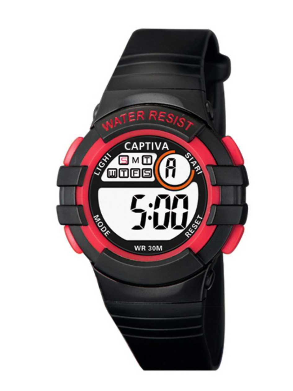 Captiva Digital 30 mt Suya Dayanıklı Işıklı Alarmlı Kronometreli 