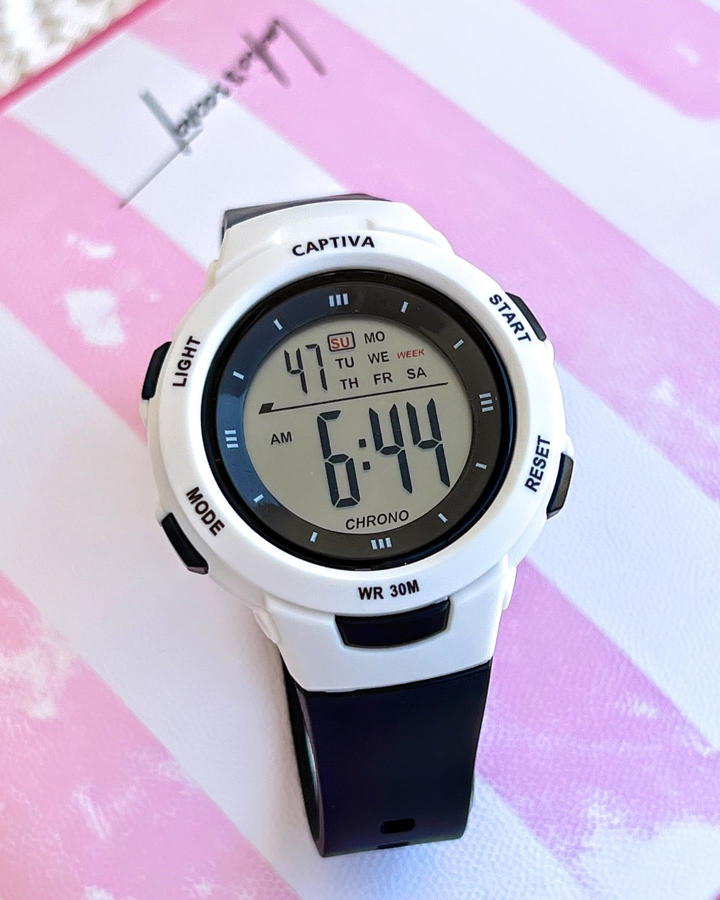 Captiva Diğital 30 mt Suya Dayanıklı Alarm-Kronometre-Takvim-aydı