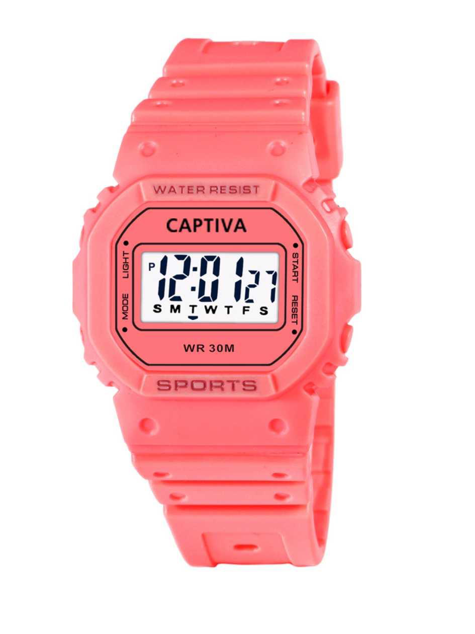 Captiva Digital 30 mt Suya Dayanıklı Işıklı Alarmlı Kronometreli 