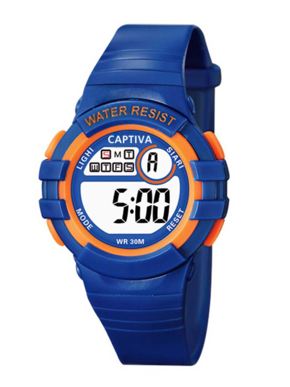 Captiva Digital 30 mt Suya Dayanıklı Işıklı Alarmlı Kronometreli 