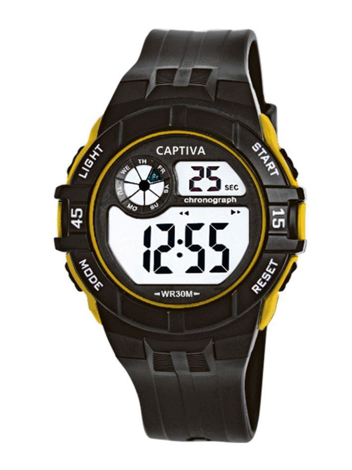 Captiva Digital 30 mt Suya Dayanıklı Işıklı Alarmlı Kronometreli Captiva Digital 30 mt Suya Dayanıklı Işıklı Alarmlı Kronometreli