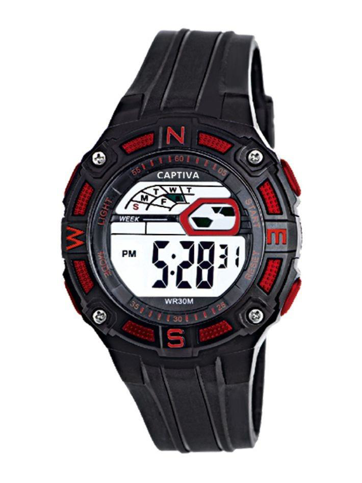 Captiva Digital 30 mt Suya Dayanıklı Işıklı Alarmlı Kronometreli 