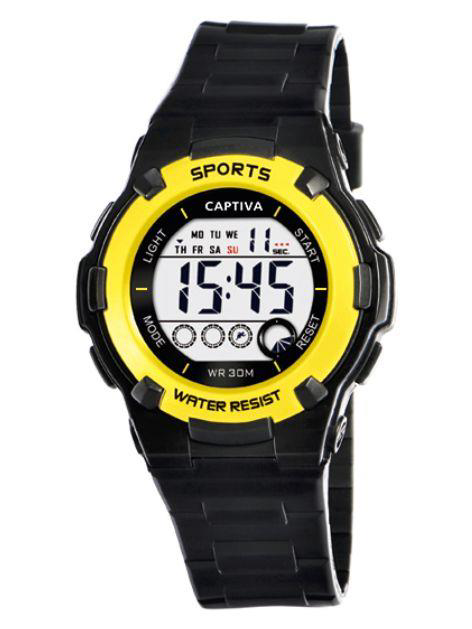 Captiva Digital 30 mt Suya Dayanıklı Işıklı Alarmlı Kronometreli 