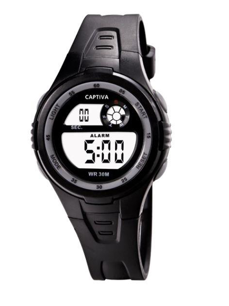 Captiva Digital 30 mt Suya Dayanıklı Işıklı Alarmlı Kronometreli 