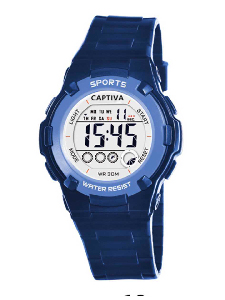 Captiva Digital 30 mt Suya Dayanıklı Işıklı Alarmlı Kronometreli 