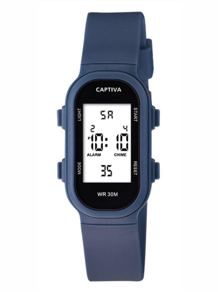 Captiva Digital 3 Atm Suya Dayanıklı Işık+Alarm+Kronometre+Takvim