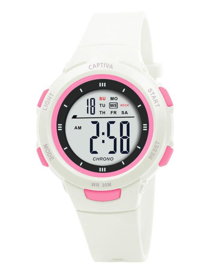 Captiva Digital 30 mt Suya Dayanıklı Işıklı Alarmlı Kronometreli 