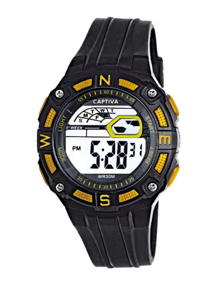 Captiva Digital 30 mt Suya Dayanıklı Işıklı Alarmlı Kronometreli 