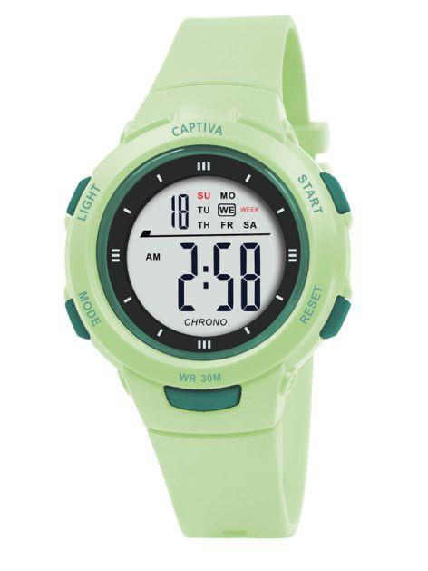 Captiva Digital 30 mt Suya Dayanıklı Işıklı Alarmlı Kronometreli 