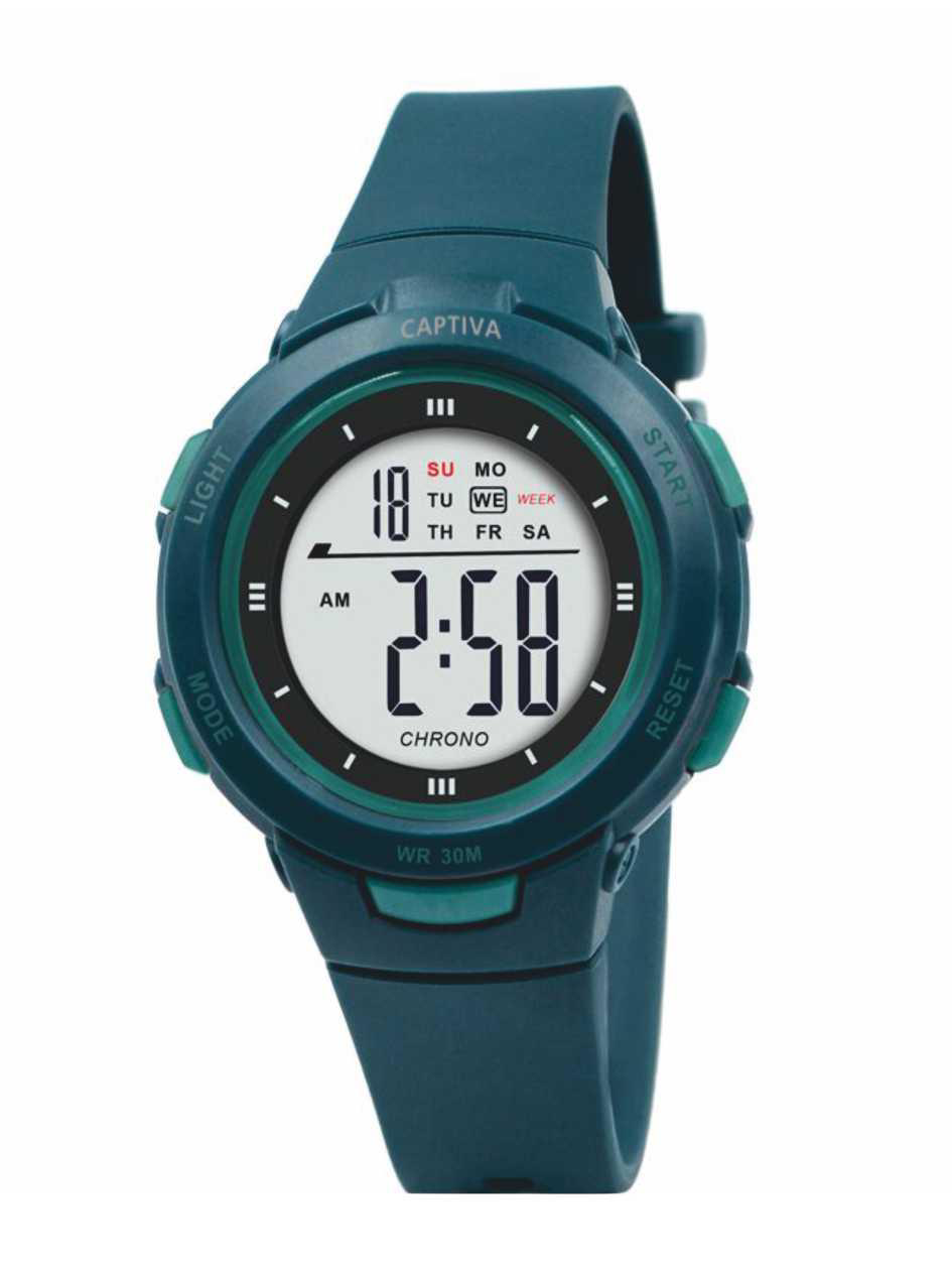 Captiva Digital 30 mt Suya Dayanıklı Işıklı Alarmlı Kronometreli 