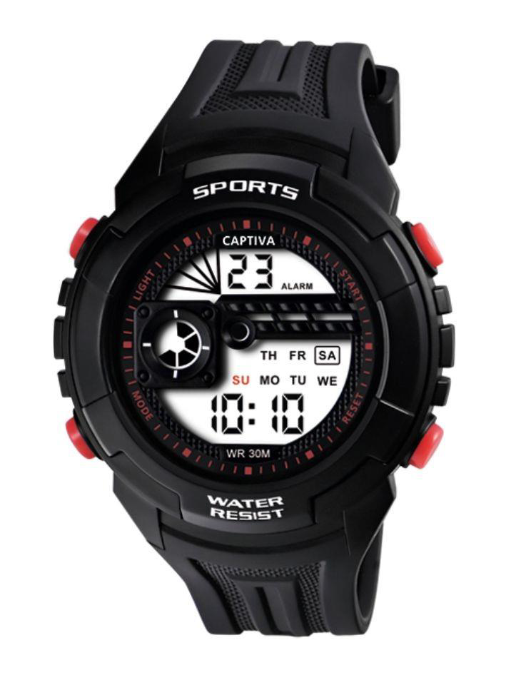 Captiva  Digital 30 Mt Suya Dayanikli Alarm&Kronometre&Aydinlatma 