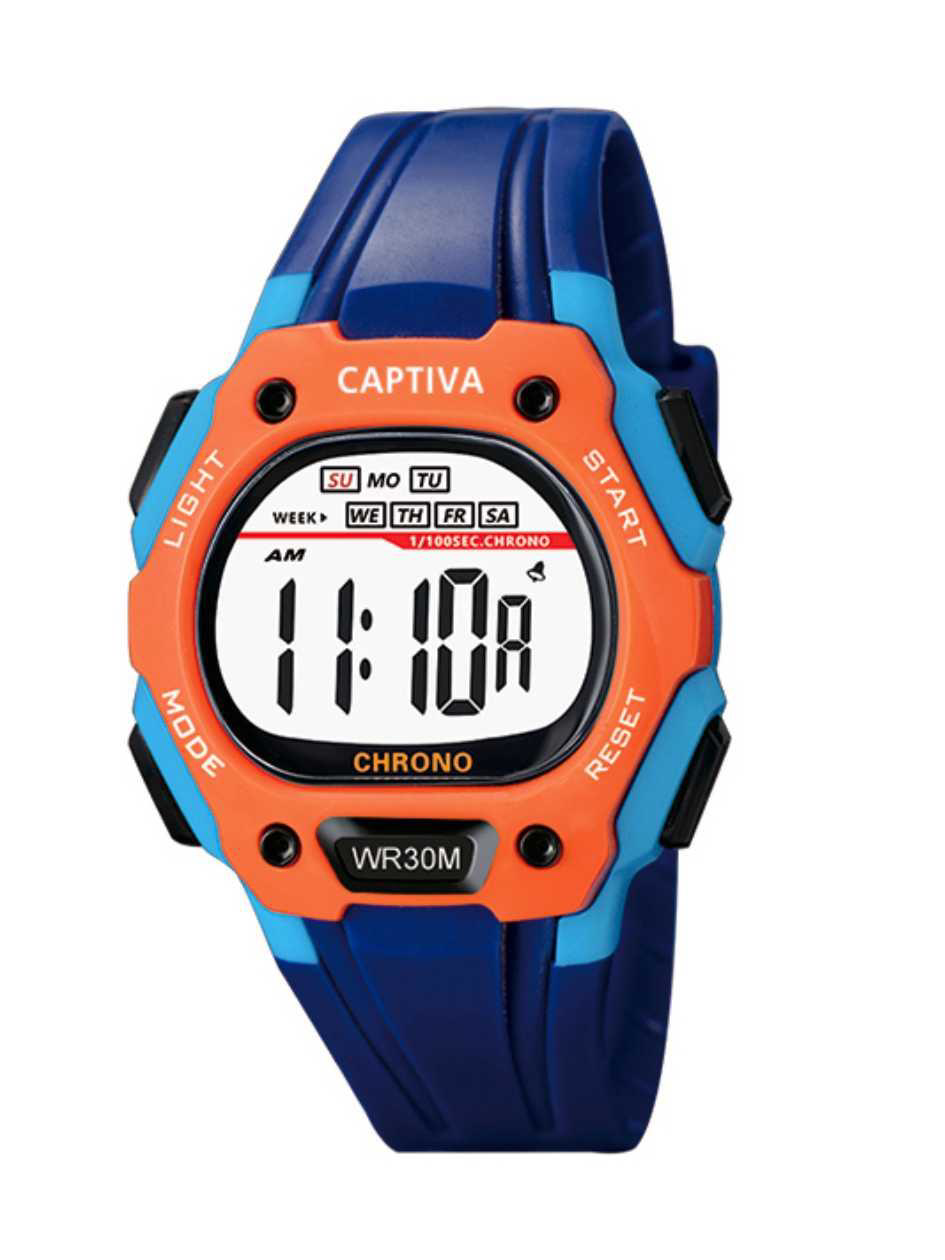 Captiva Digital 30 mt Suya Dayanıklı Işıklı Alarmlı Kronometreli 