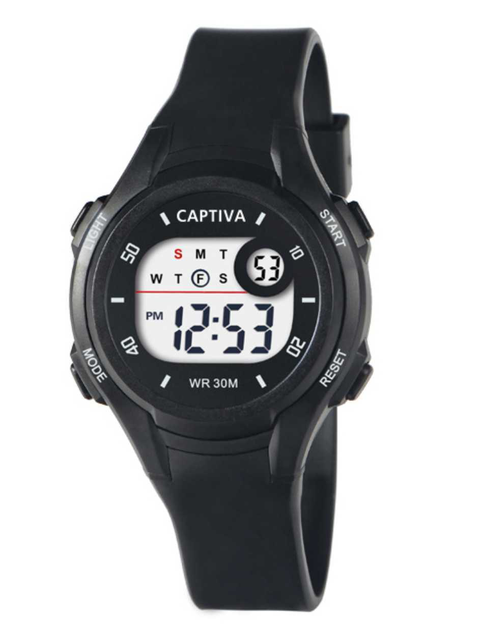 Captiva Digital 30 mt Suya Dayanıklı Işıklı Alarmlı Kronometreli 
