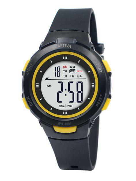 Captiva Digital 30 mt Suya Dayanıklı Işıklı Alarmlı Kronometreli 