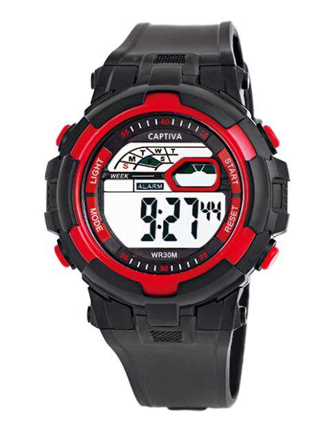 Captiva Digital 30 mt Suya Dayanıklı Işıklı Alarmlı Kronometreli 