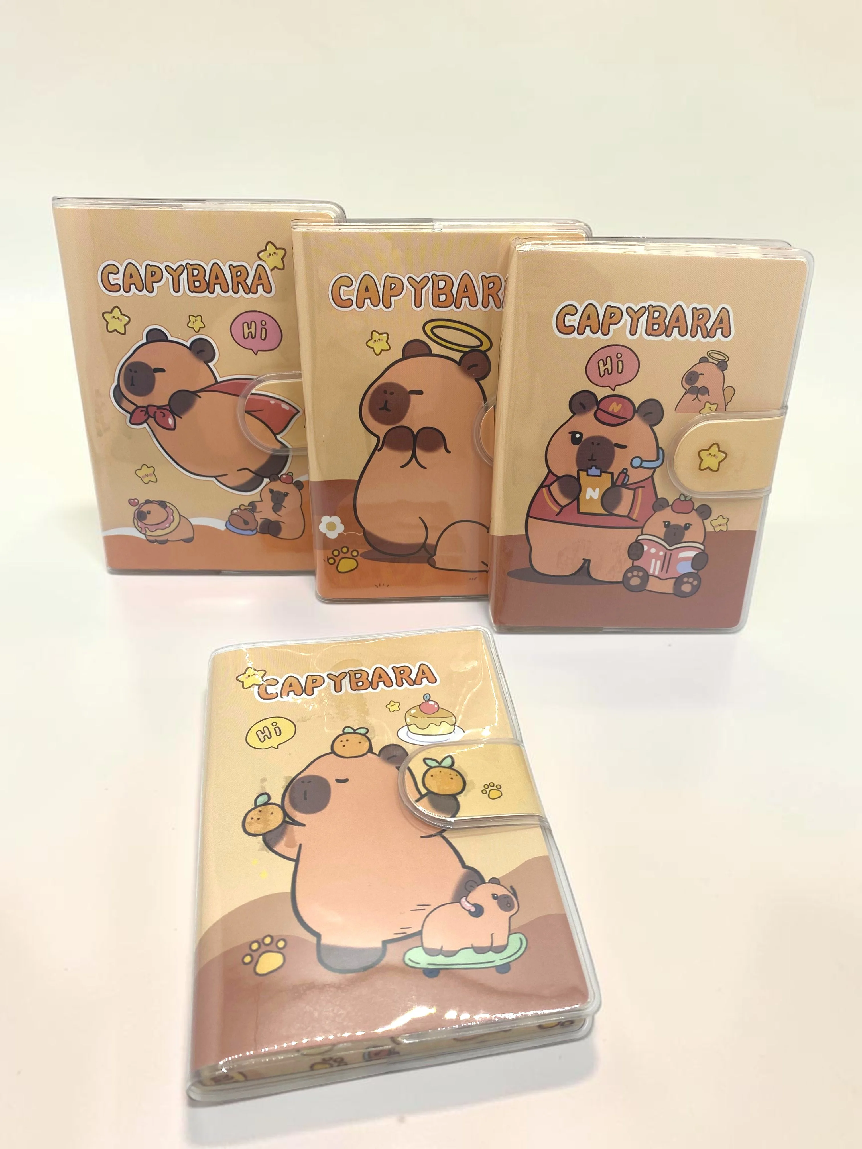 Capybara A7 Not Defteri , Çıt Çıtlı Cep Defteri - Kaykaylı Capyba