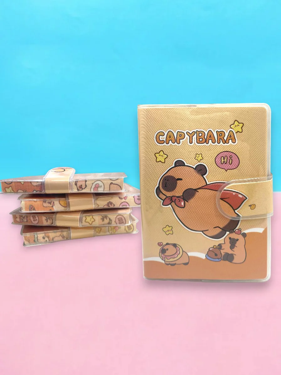 Capybara A7 Not Defteri , Çıt Çıtlı Cep Defteri - Süper Capybara