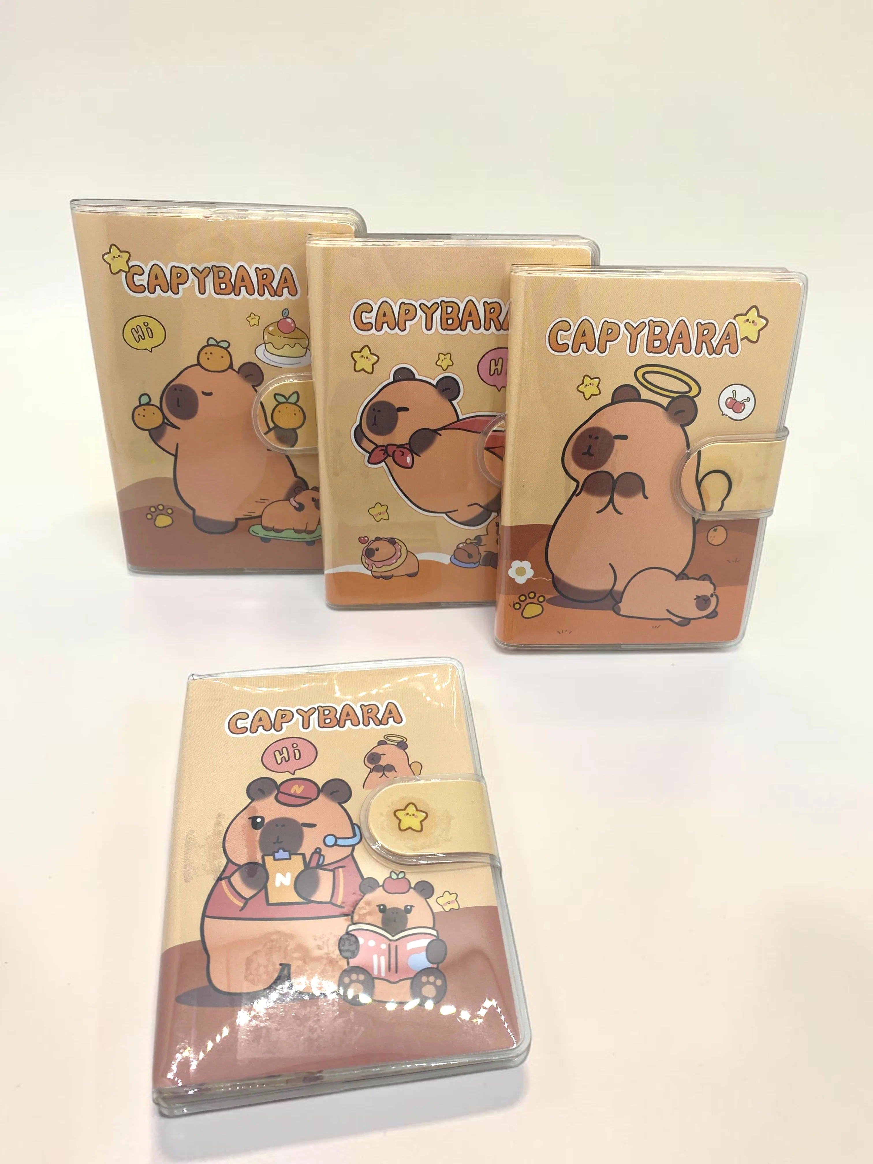 Capybara A7 Not Defteri , Çıt Çıtlı Cep Defteri - Kitap Okuyan Ca