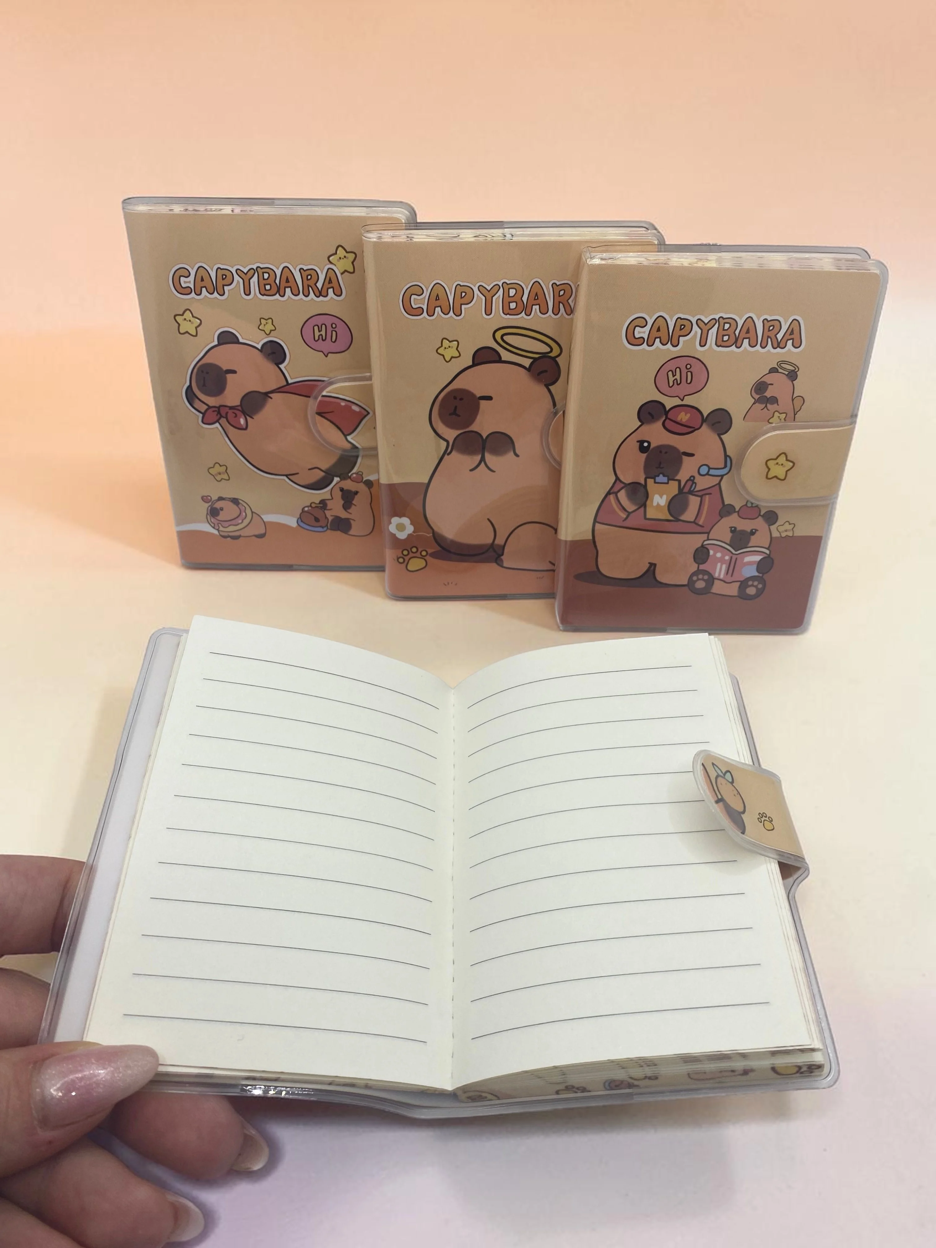 Capybara A7 Not Defteri , Çıt Çıtlı Cep Defteri - Süper Capybara
