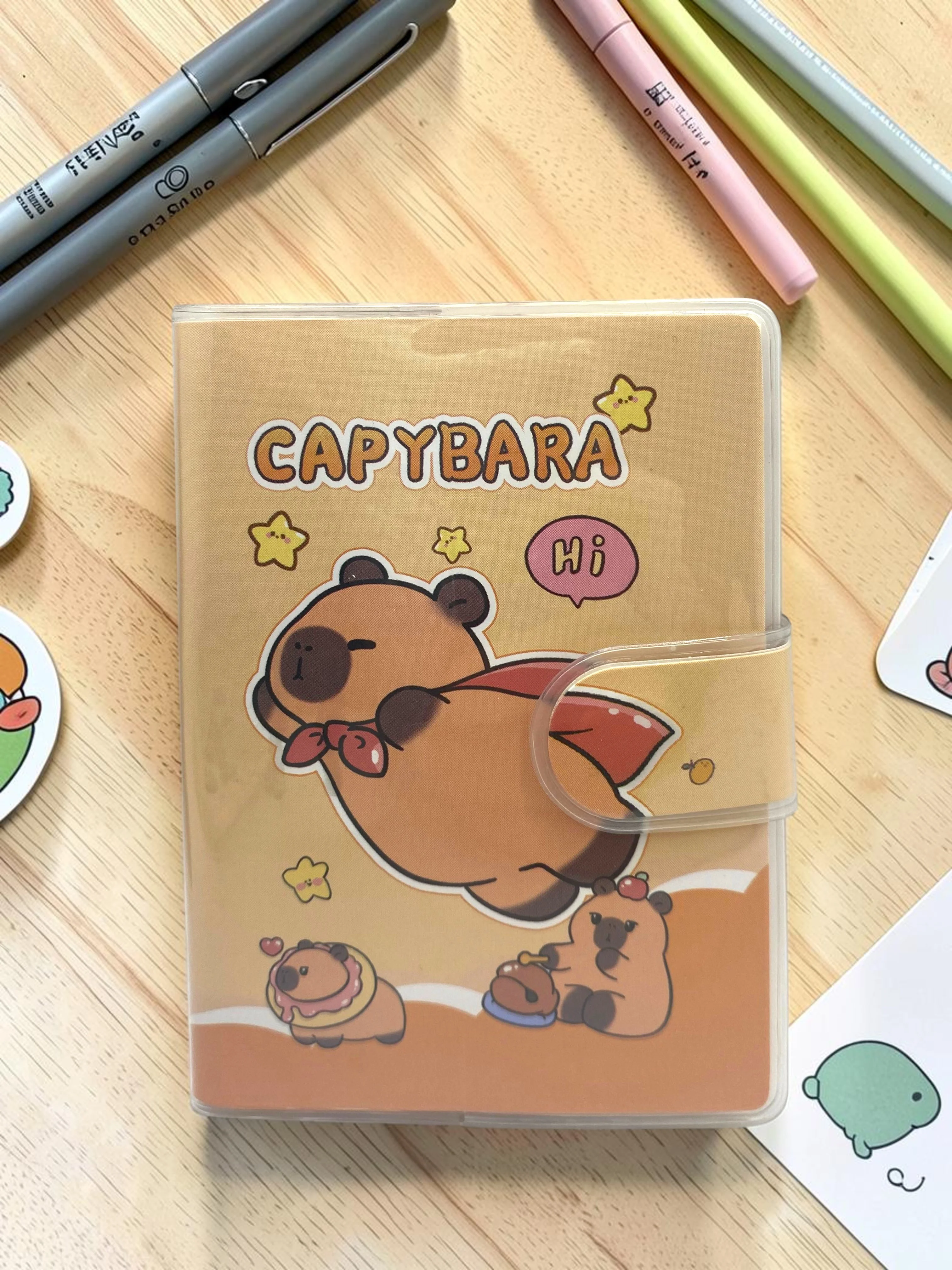 Capybara A7 Not Defteri , Çıt Çıtlı Cep Defteri - Süper Capybara