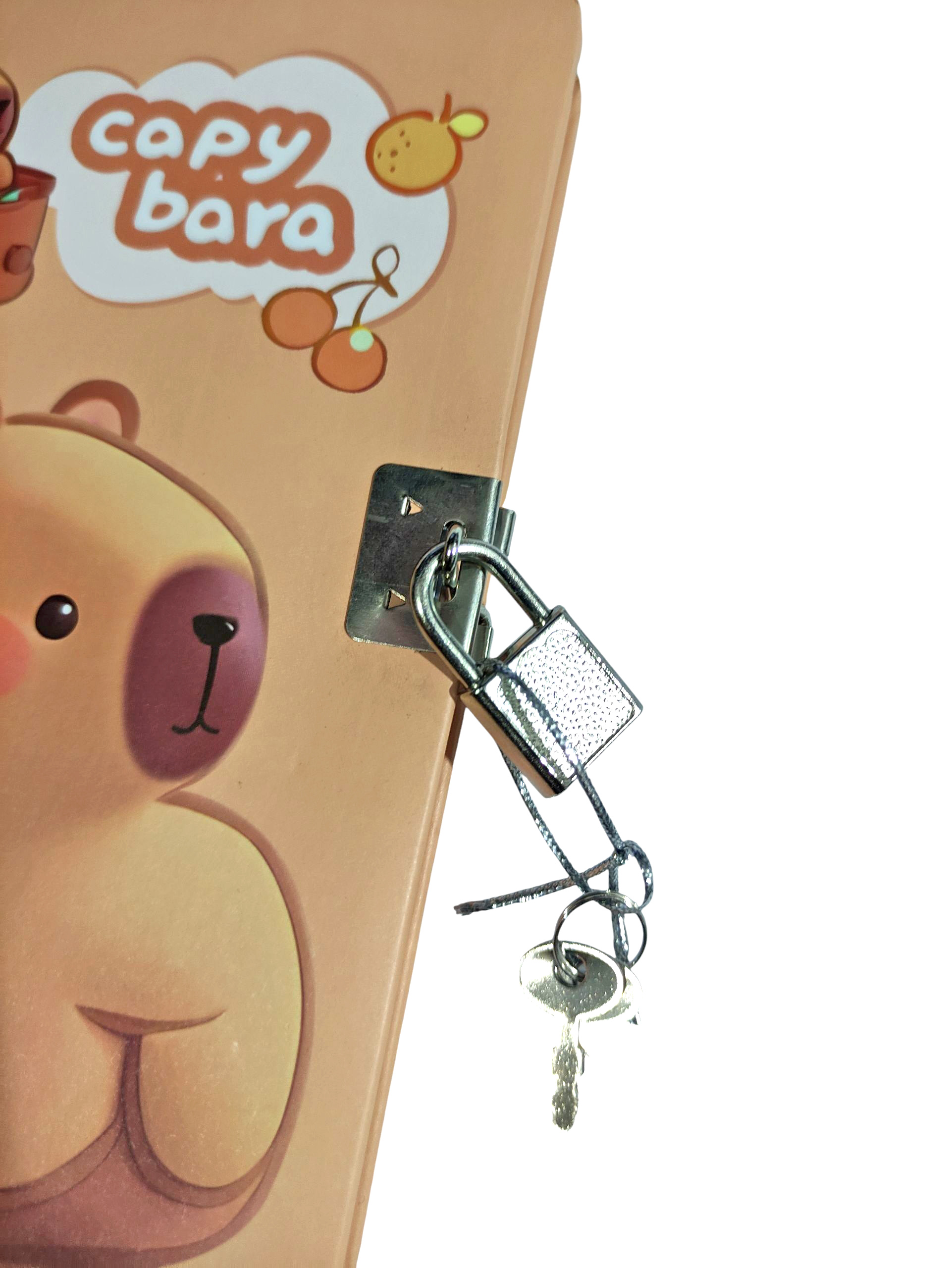 Capybara Hatıra Defteri (Günlük) Kilitli Defter 80 yaprak - Miski Capybara Hatıra Defteri (Günlük) Kilitli Defter 80 yaprak - Miski
