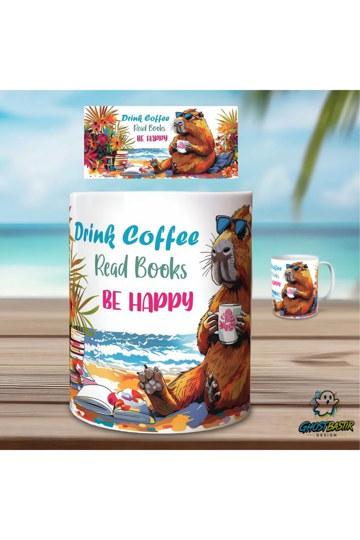 Capybara Kupa Bardak | Tek Adet K0535
