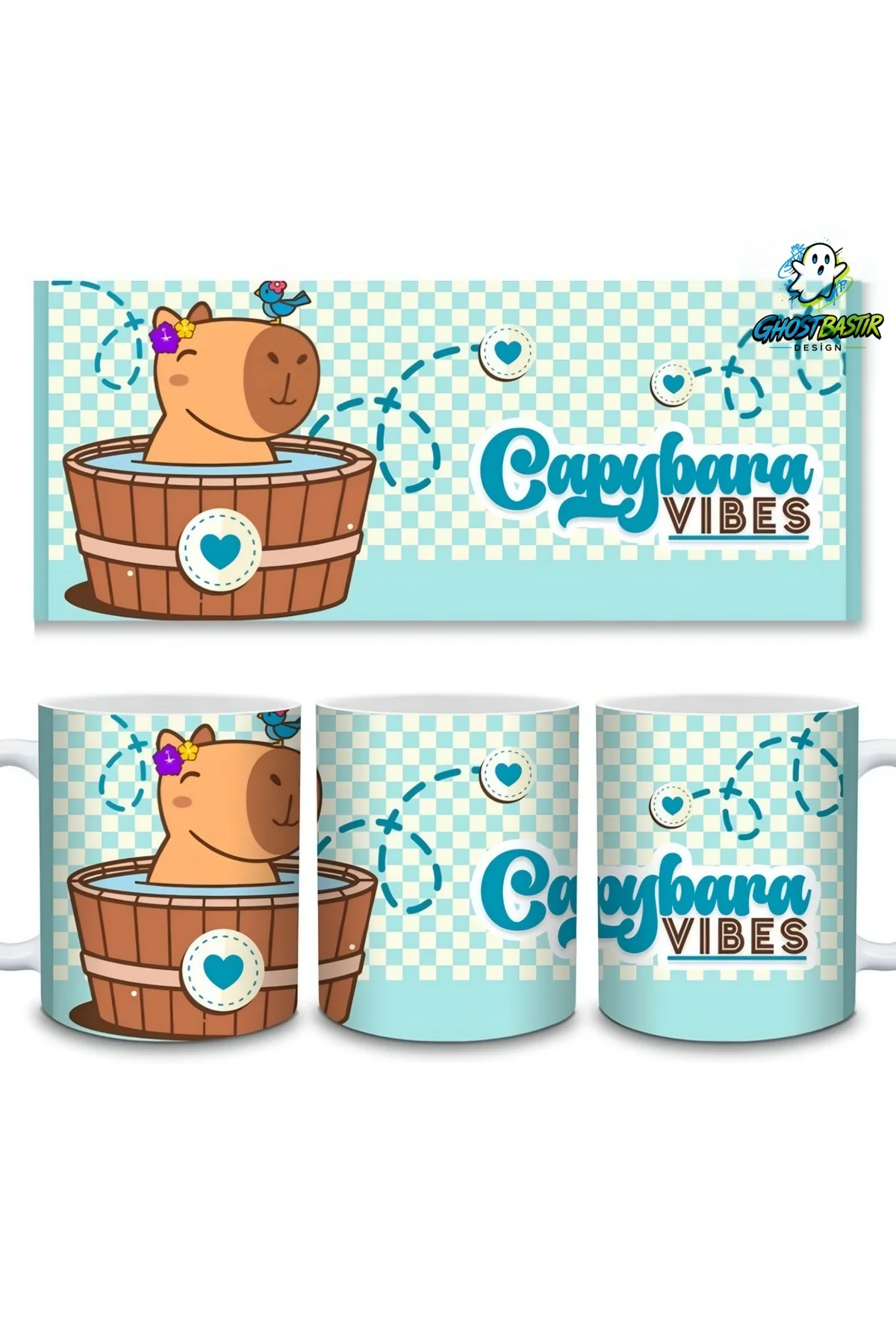 Capybara Kupa Bardak | Tek Adet K0183