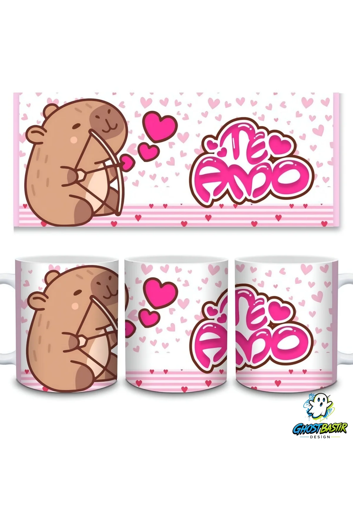 Capybara Kupa Bardak | Tek Adet K0185