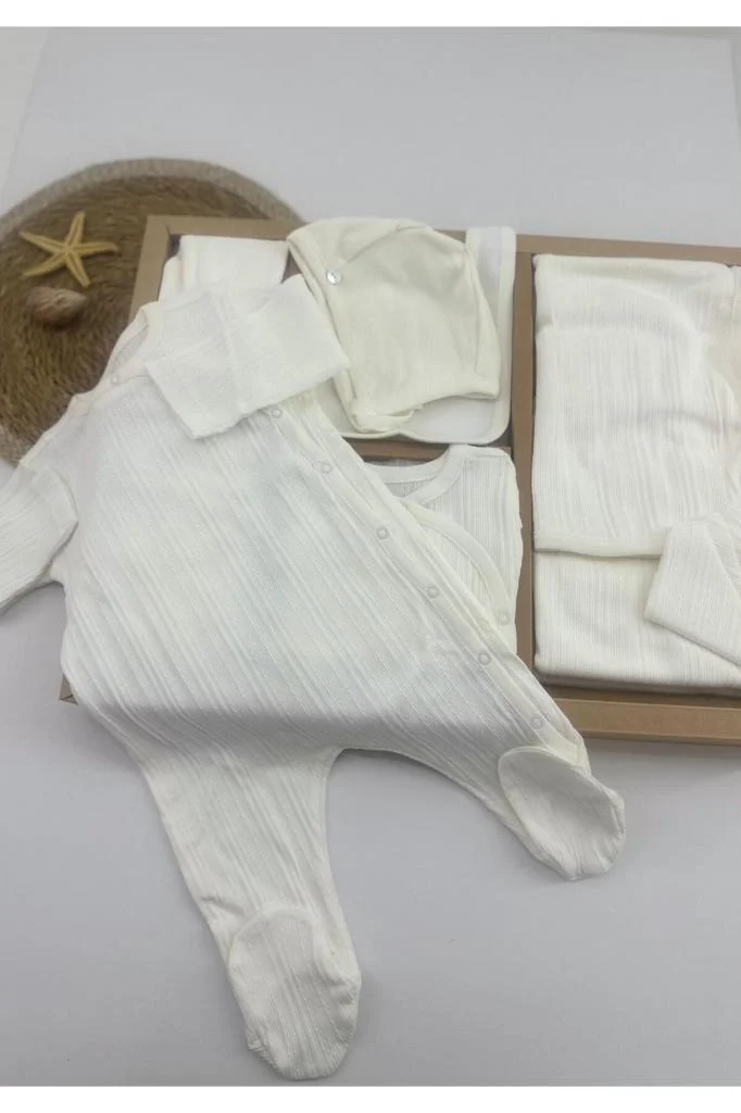 Caramell %100 Pamuk Beauty Girl 10 Parça Hastane Çıkışı Zıbın Seti Ekru CRML.ZK1930.EKR Fiyatı, Yorumları ve Özellikleri