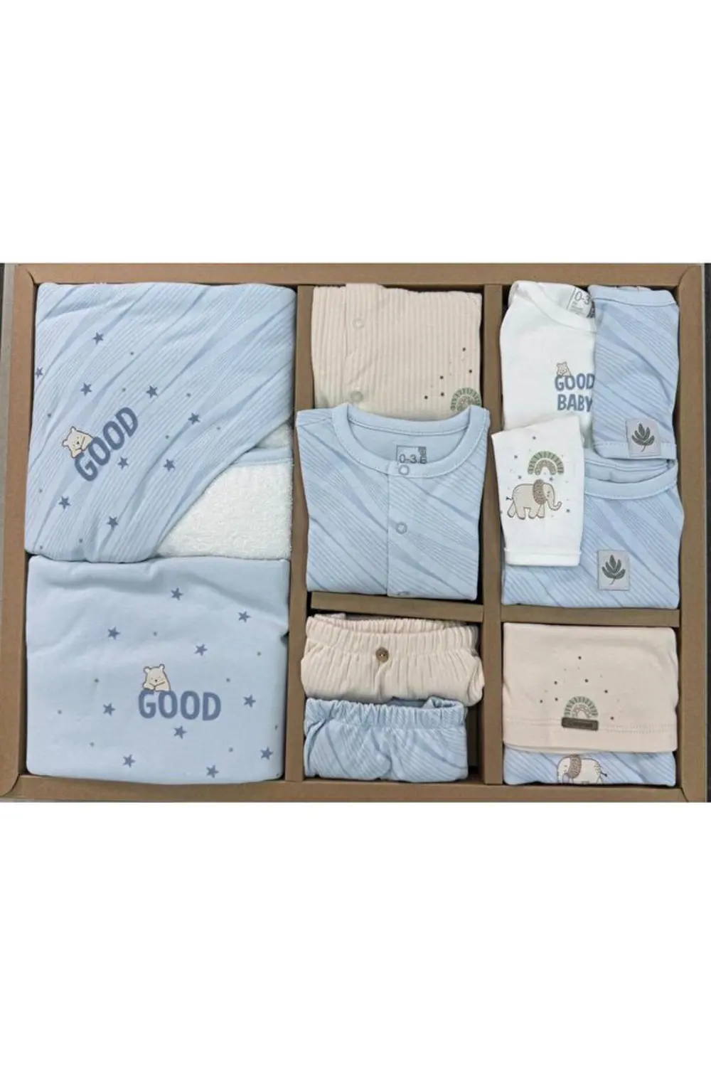 Caramell %100 Pamuk Basic 14'lü Hastane Çıkış Seti CRML.ZE2212