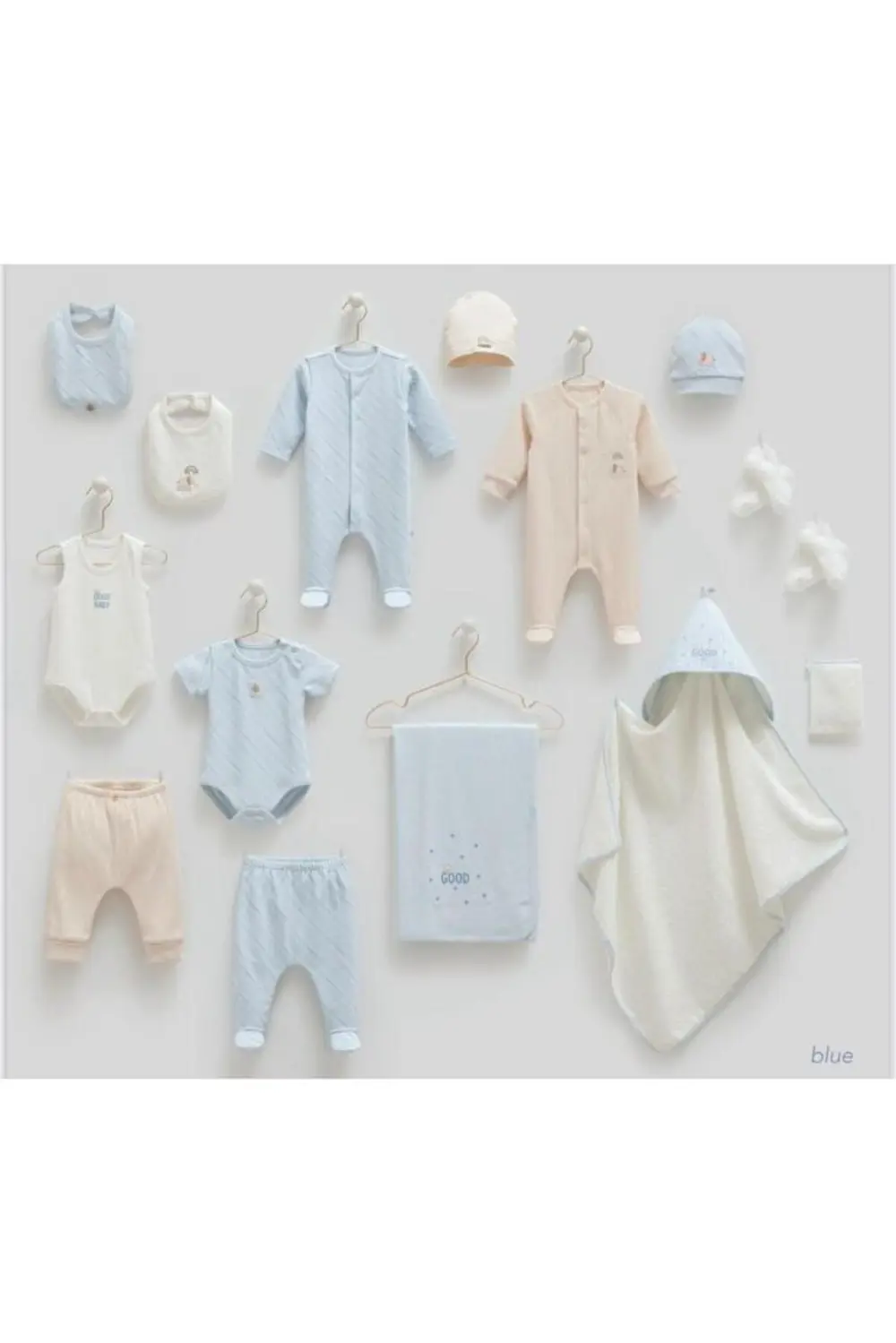 Caramell %100 Pamuk Basic 14'lü Hastane Çıkış Seti CRML.ZE2212