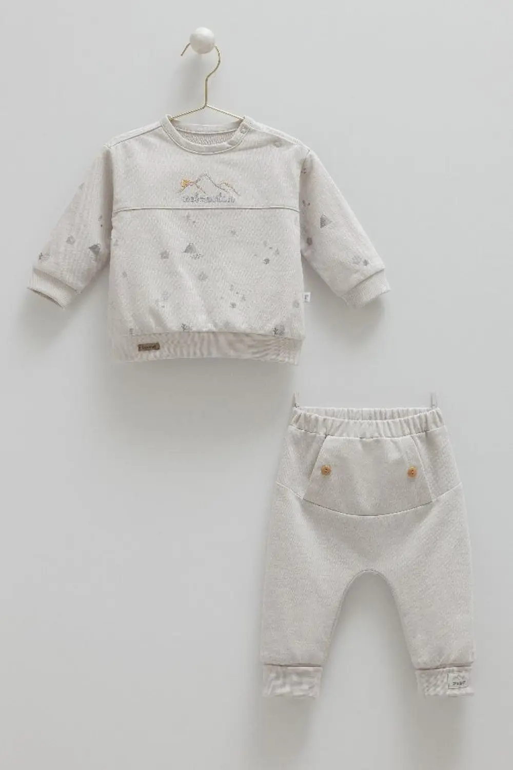 Caramell %100 Pamuk Cool Mountai 2'li Takım CRML.TKE2024 Caramell %100 Pamuk Cool Mountai 2'li Takım CRML.TKE2024