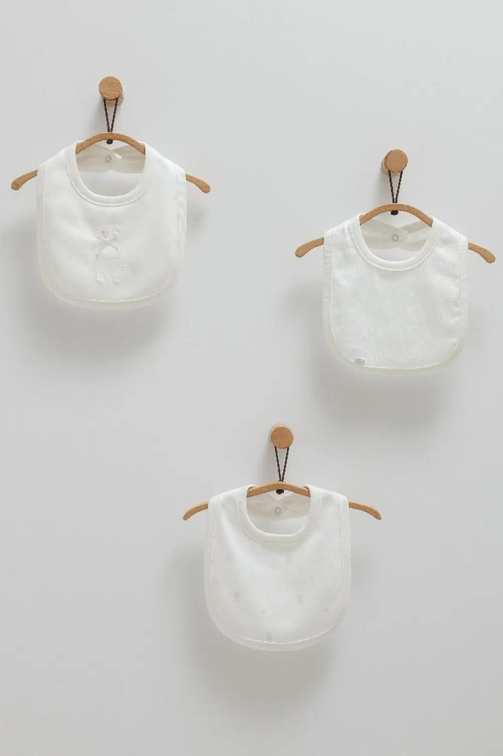 Caramell %100 Pamuk Cute Rabbit 3'lü Mama Önlüğü CRML.ONK1490