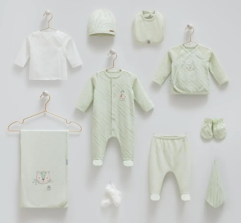 Caramell %100 Pamuk Good Baby 10'lu Hastane Çıkış Seti CRML.ZE200