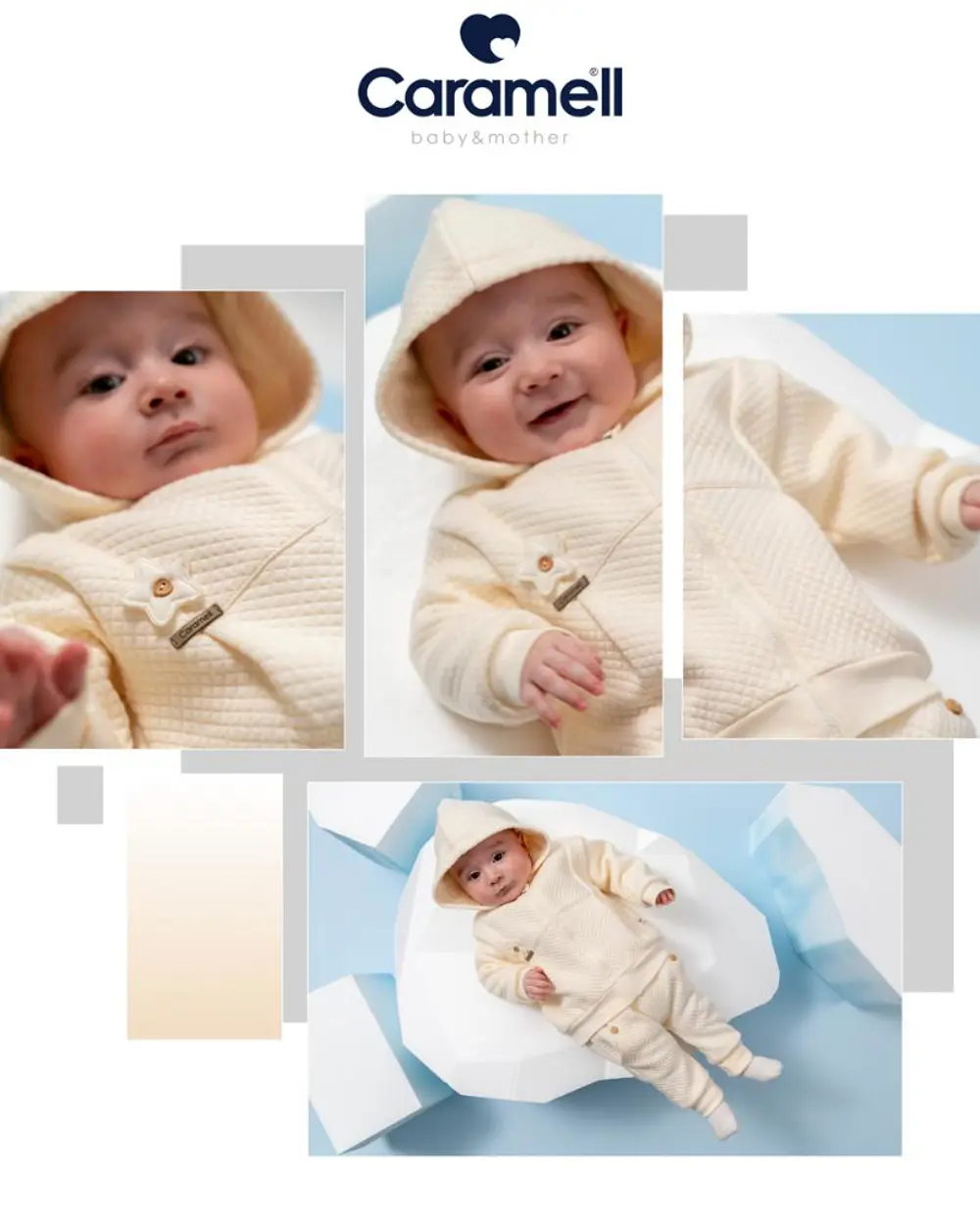 Caramell %100 Pamuk Good Vibes 3'lü Takım CRML.TKE2046