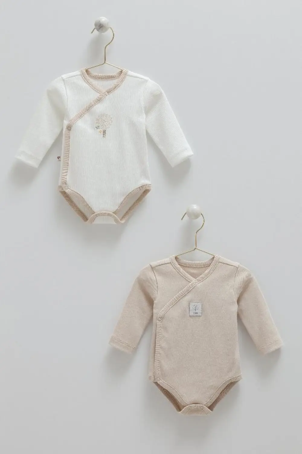 Caramell %100 Pamuk Hello Forest 2'li Bebek Body CRML.BE1954