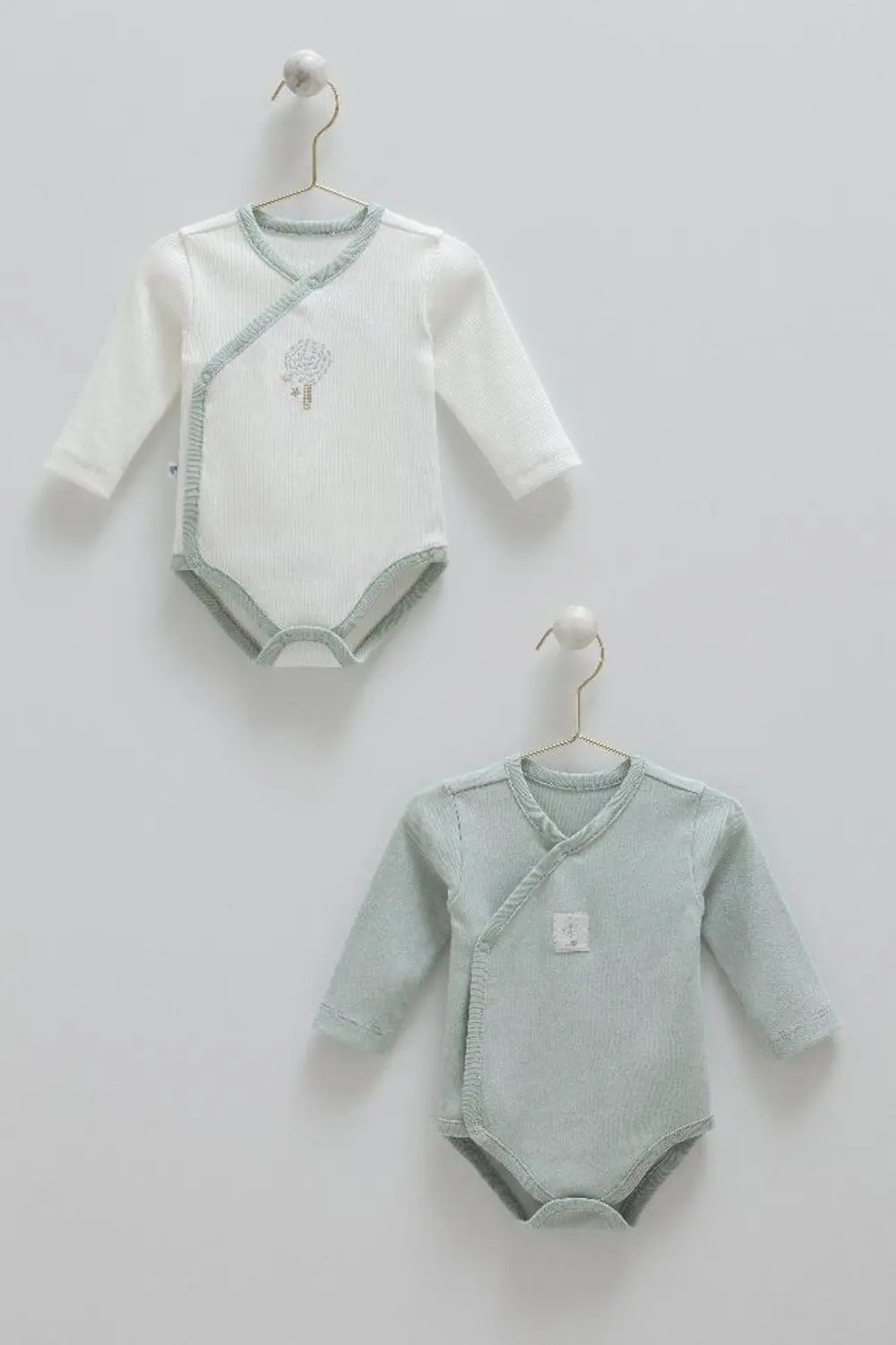 Caramell %100 Pamuk Hello Forest 2'li Bebek Body CRML.BE1954