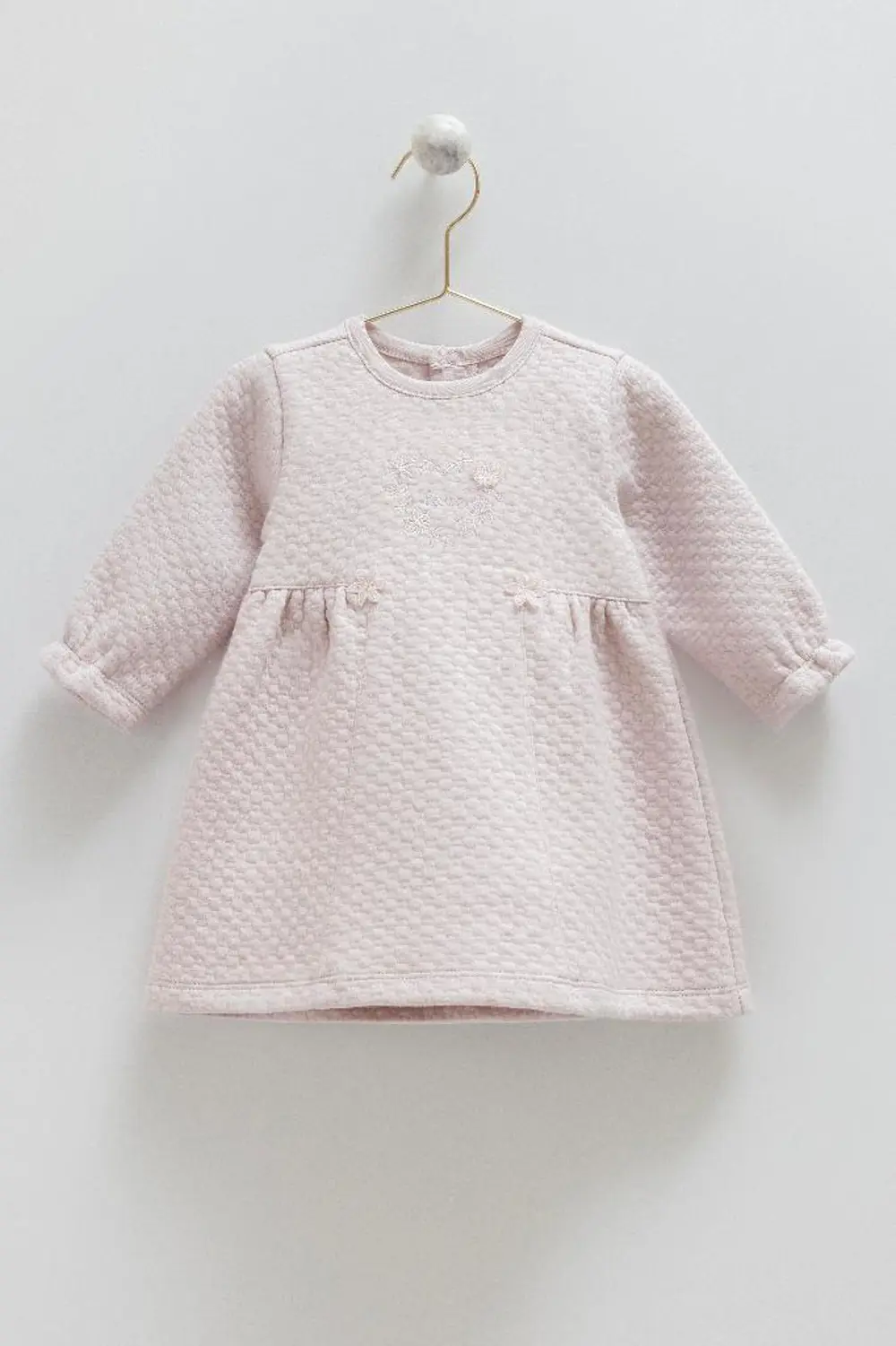 Caramell %100 Pamuk Love Hugs Kız Bebek Elbise CRML.ELB2035