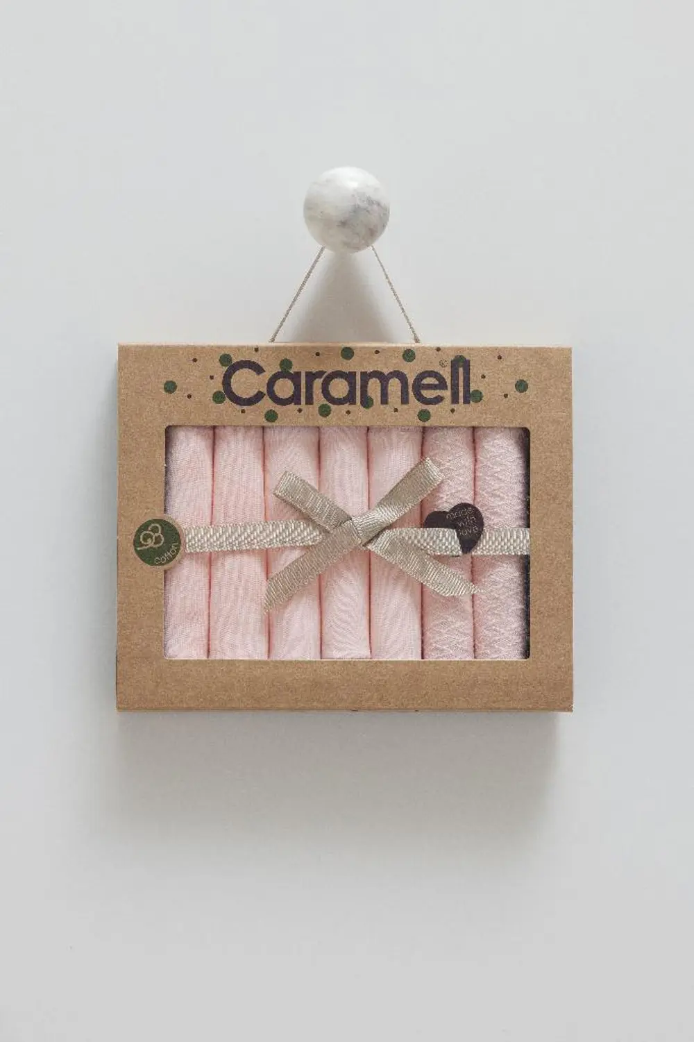 Caramell %100 Pamuk Tiny Lace Mendil CRML.MND1894