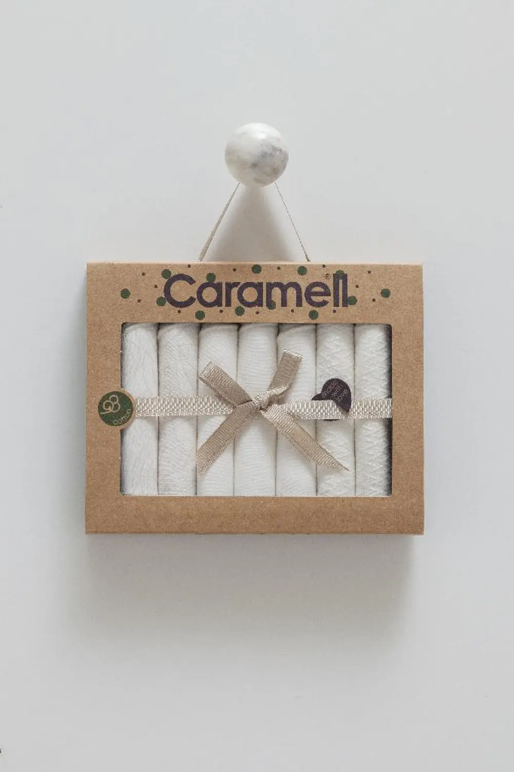 Caramell %100 Pamuk Tiny Lace Mendil CRML.MND1894