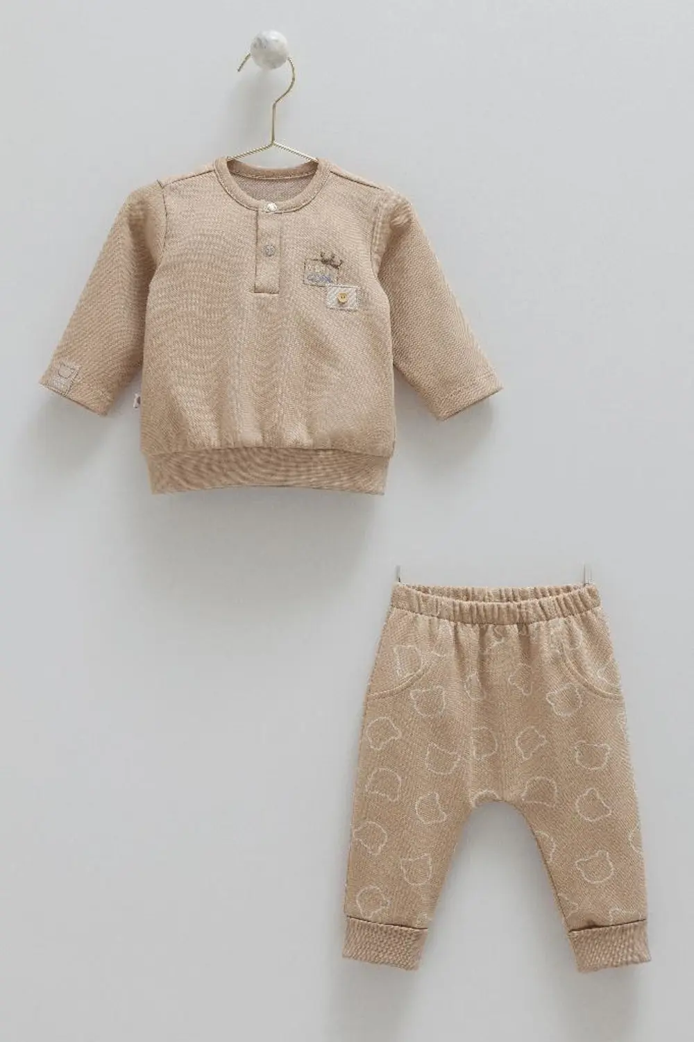 Caramell %100 Pamuk Very Coll 2'li Takım CRML.TKE1868