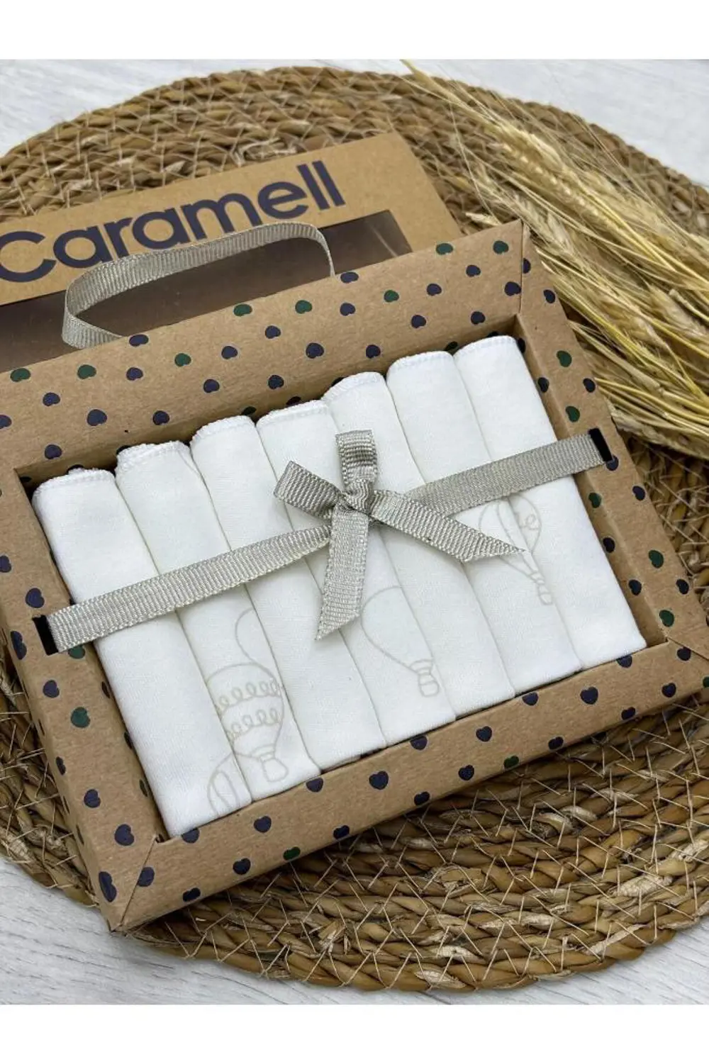 Caramell 7'li Agız Silme Mendili