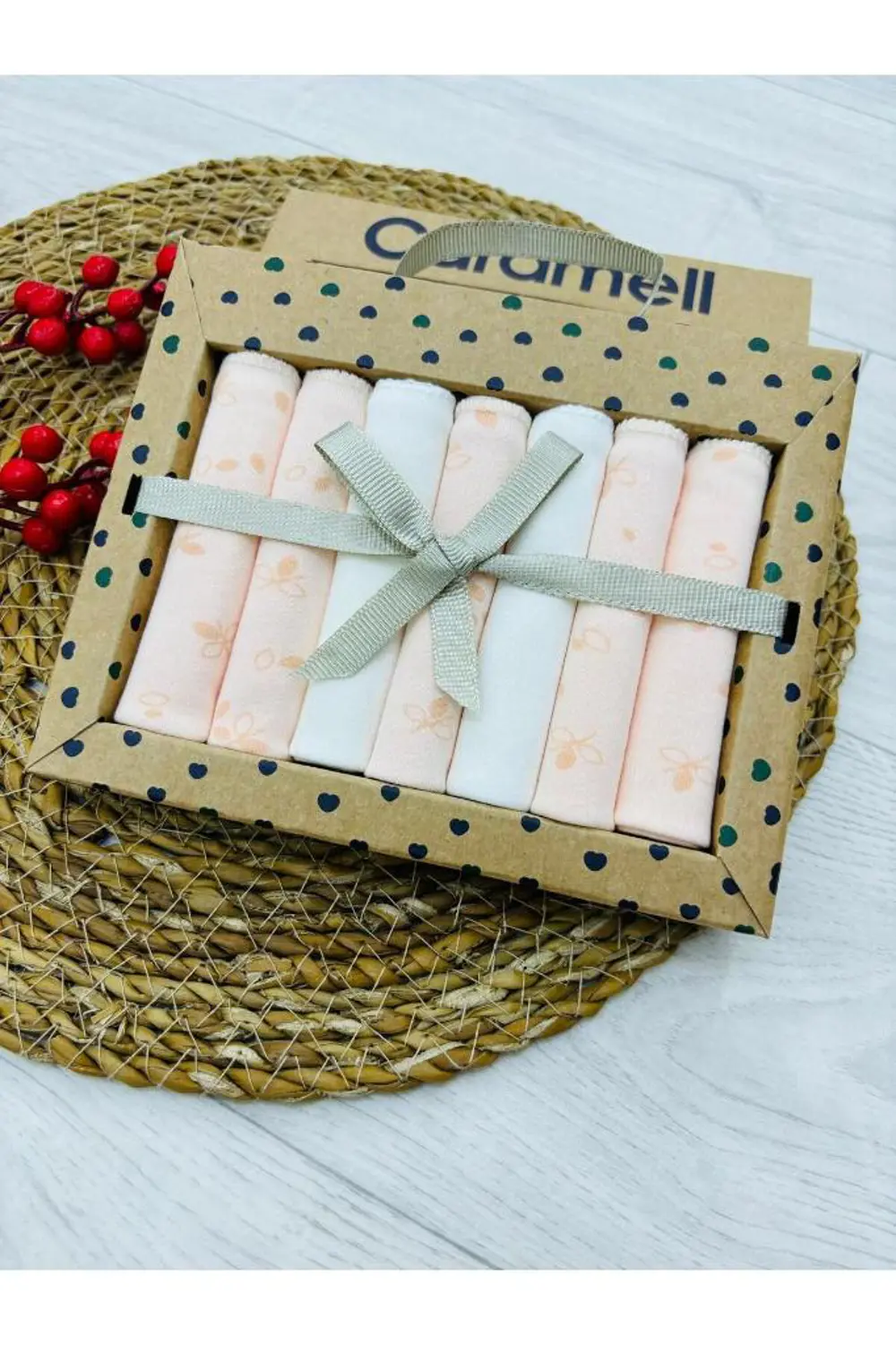 Caramell 7'li Agız Silme Mendili