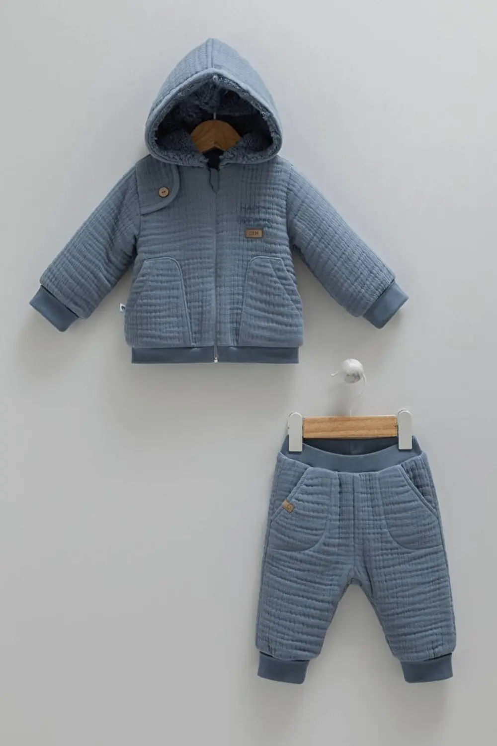 Caramell Coolest %100 Pamuk 2'li Alt Üst Takım 68-74 cm 6-9 Ay İn