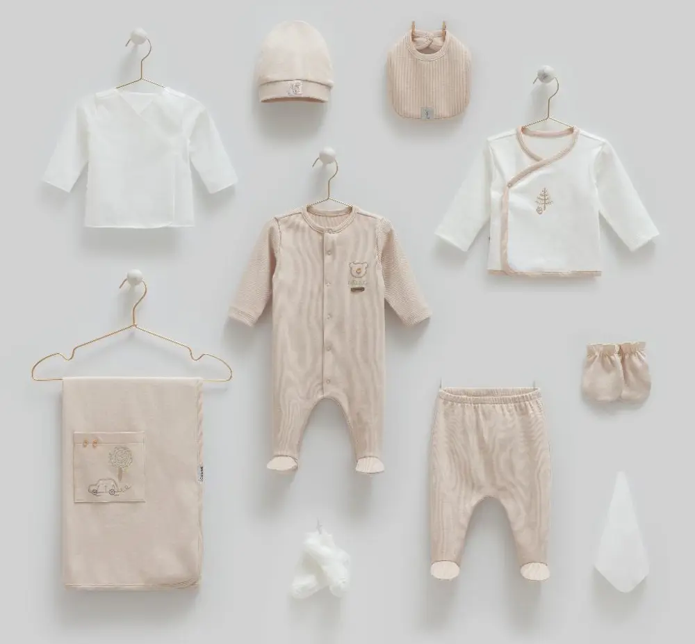 Caramell Hello Forest %100 Pamuk 10 Lu Hastane Çıkış Seti CRML.BE