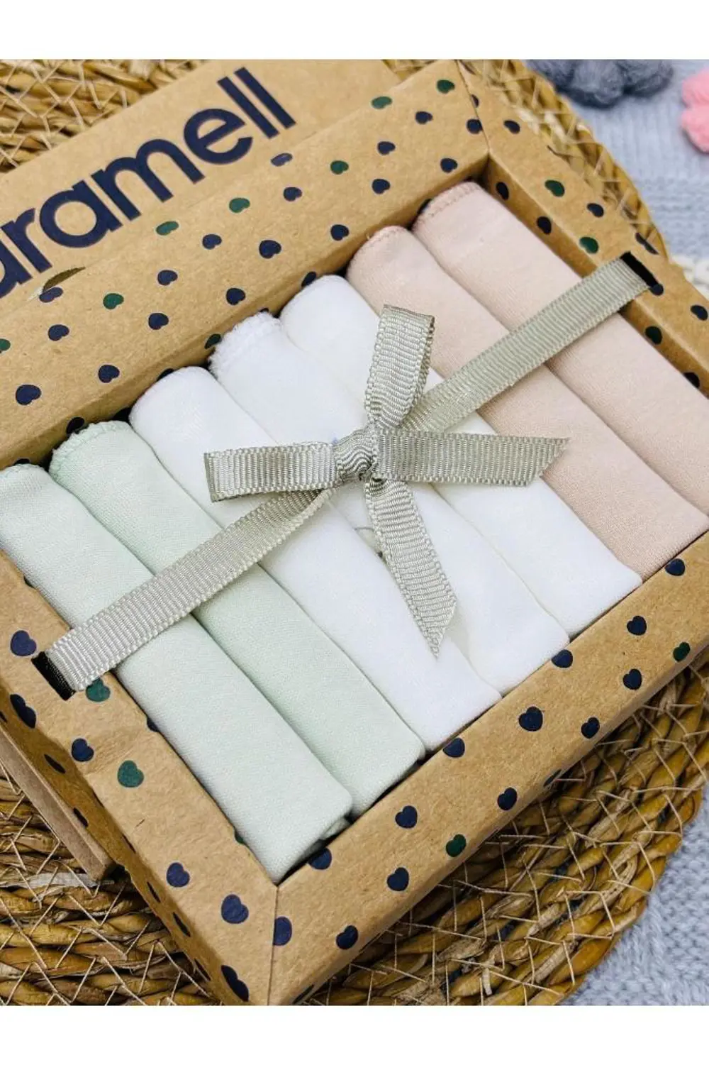 Caramell Organik 7’li Ağız Mendili