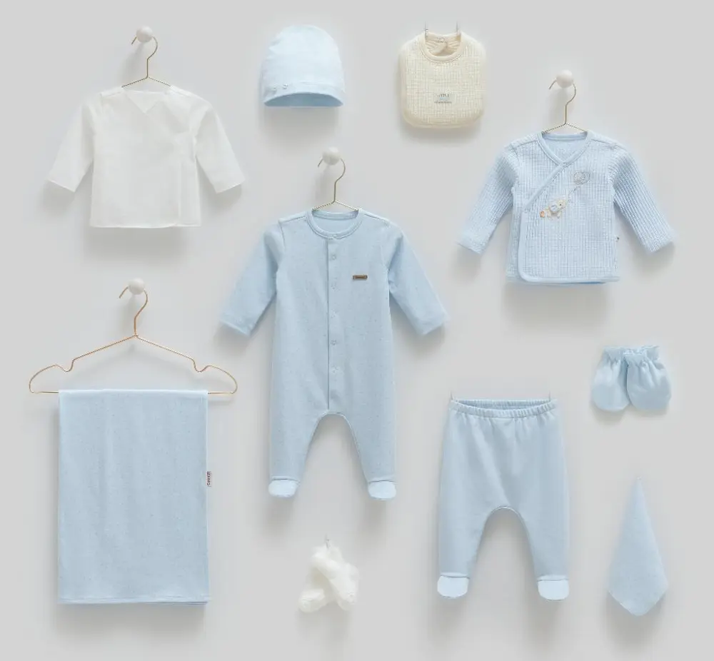 Caramell Soft Colour %100 Pamuk Hastane Çıkış Seti Mai CRMLL.MVİ.