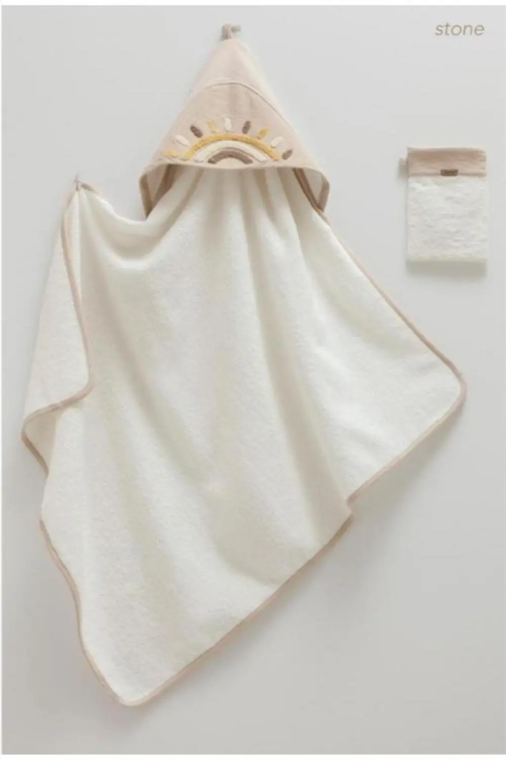 Caramell Soft Style Boy Bebek Havlu Ve Kese Takımı Tas CRML.TAS.B