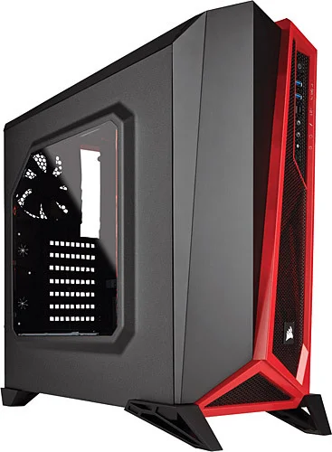 Carbide SPEC-Alpha Siyah/Kırmızı Pencereli Gaminig Mid TOWER KASA ( PSU YOK ) Fiyatı, Yorumları ve Özellikleri