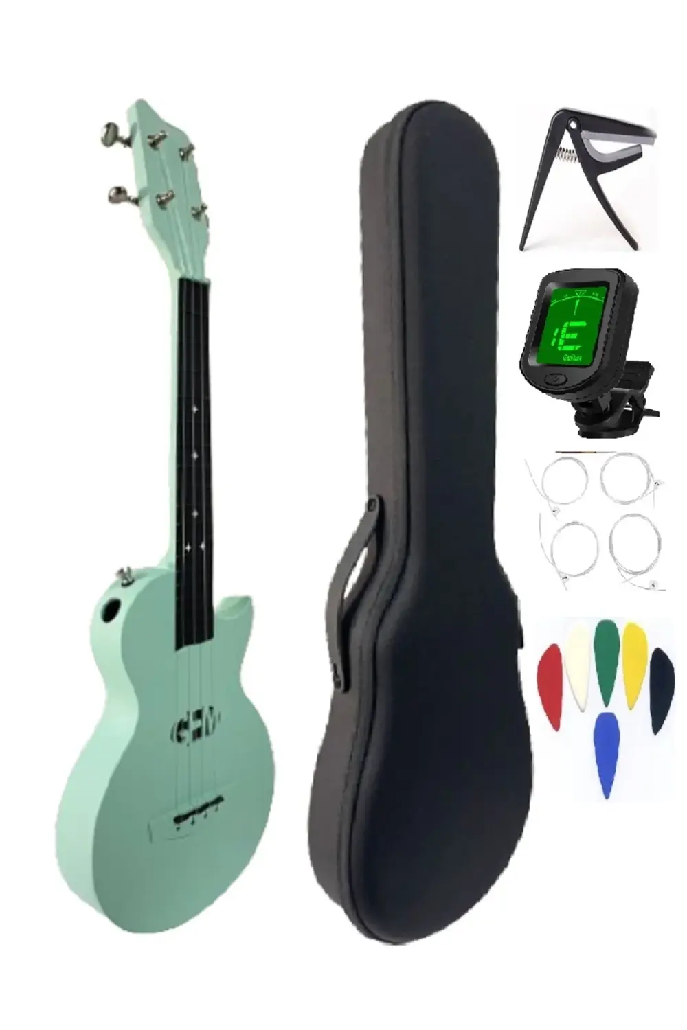 CARBON FİBER UKULELE TAM PROFESYONEL FUL SET